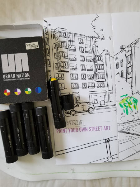 urban nation museum coloring kit